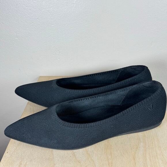 Vivaia Pointed-Toe Ballet Flats (Aria 5°) size 43 Black Washable - Picture 3 of 7